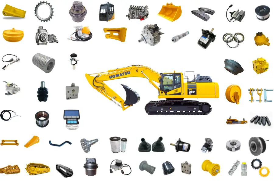 Оригинальные детали для экскаваторов Komatsu серии PC360