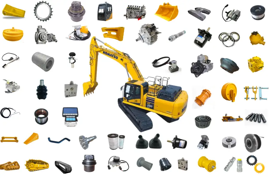 KOMATSU-PC390-SERIES-ЭКСКАВАТОР-ОРИГИНАЛЬНЫЕ-ДЕТАЛИ